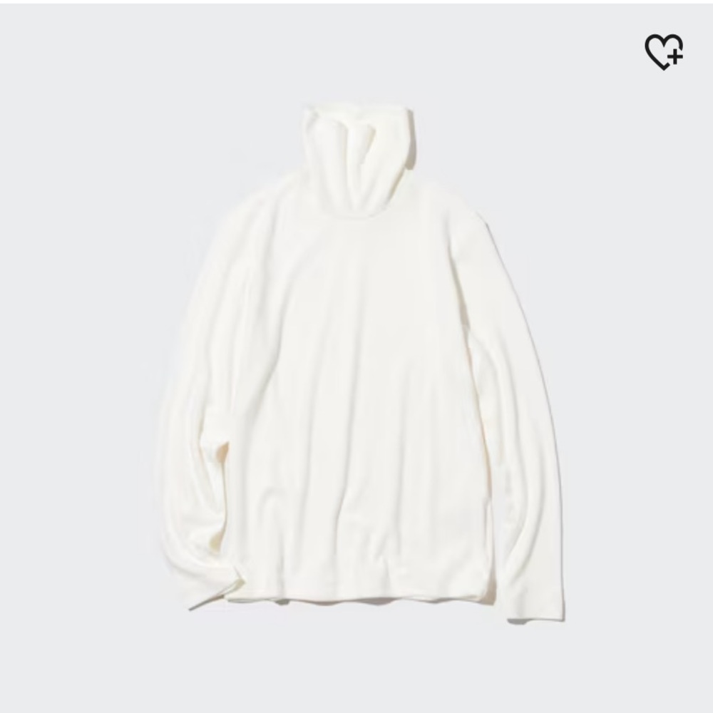 Uniqlo heattech fleece turtleneck shirt